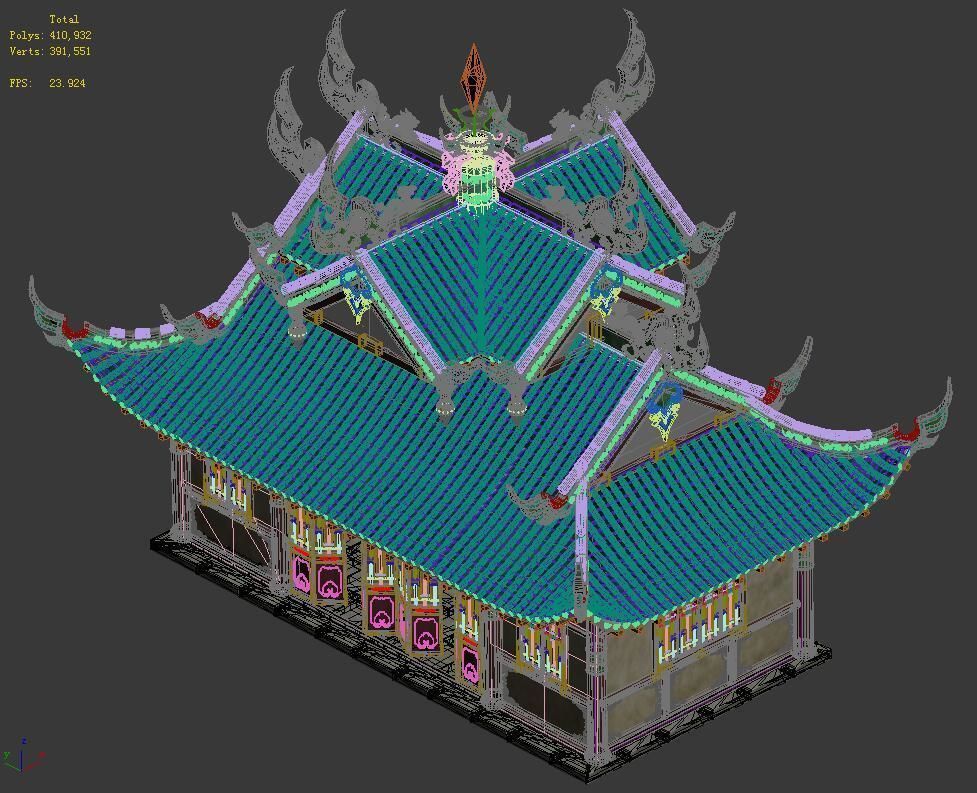 Large City - Palace 03 3D model_4