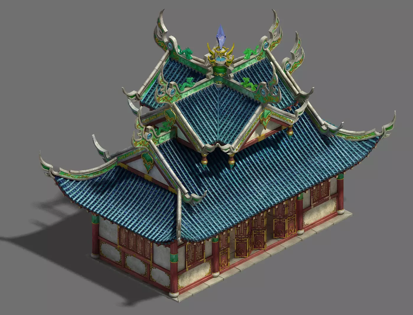 Large City - Palace 03 3D model_0
