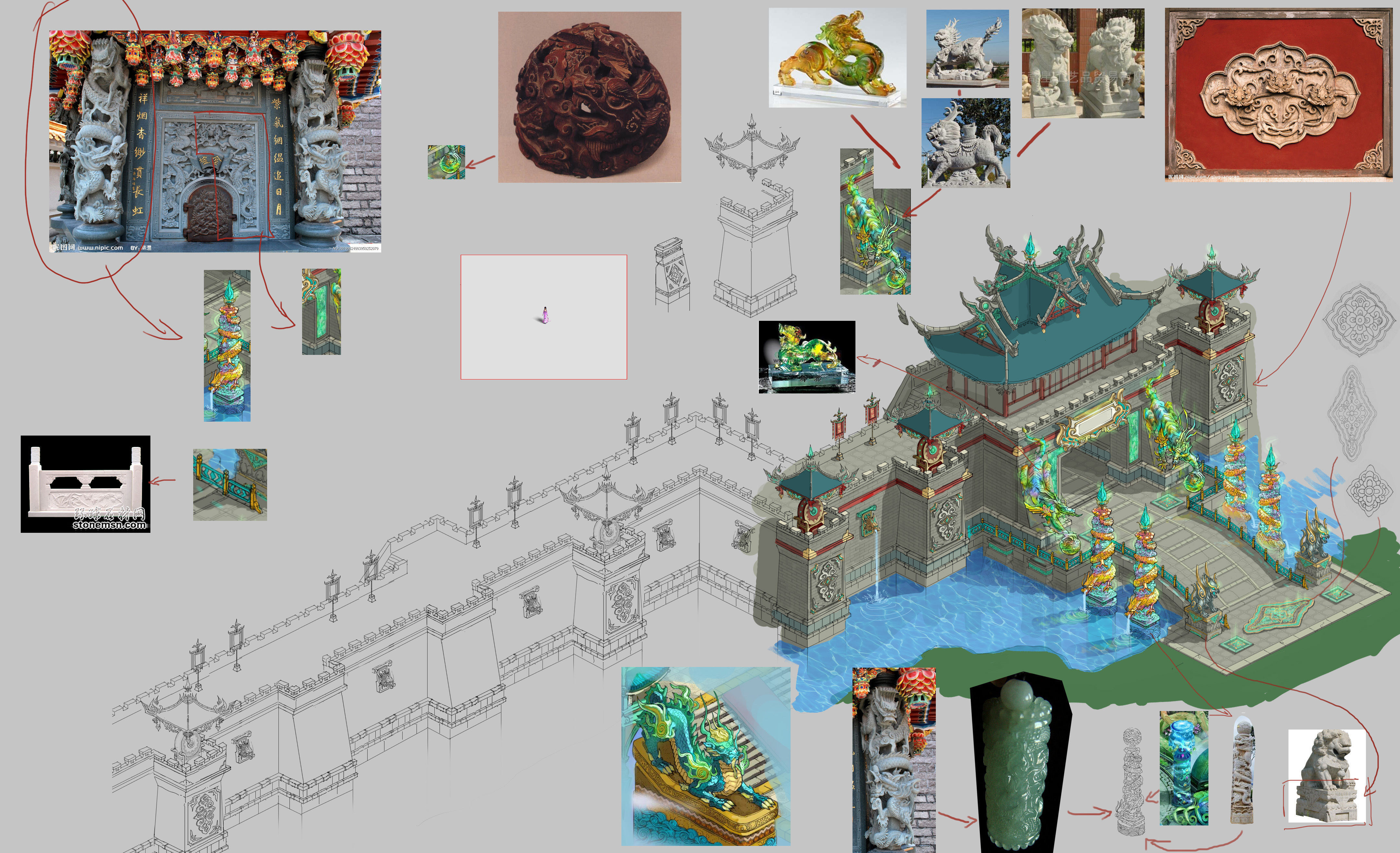 Large City - Palace 03 3D model_1