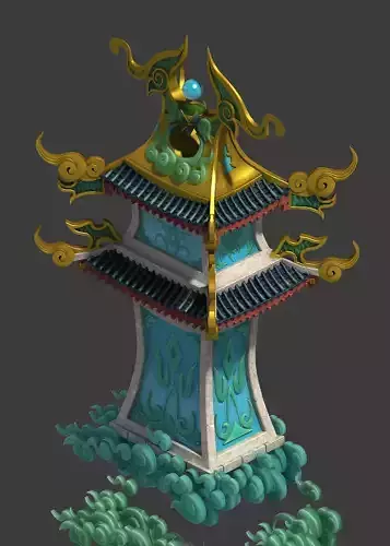 Large City Square - Tower