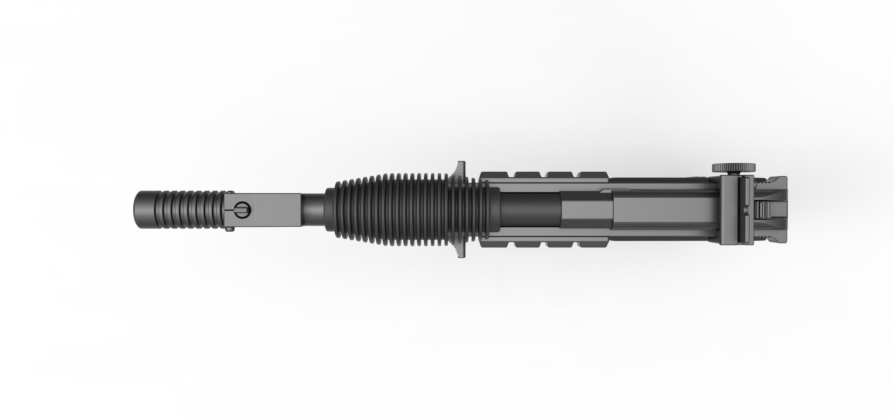 Blaster pistol X-30 from Star Wars Return of the Jedi 3D model_8