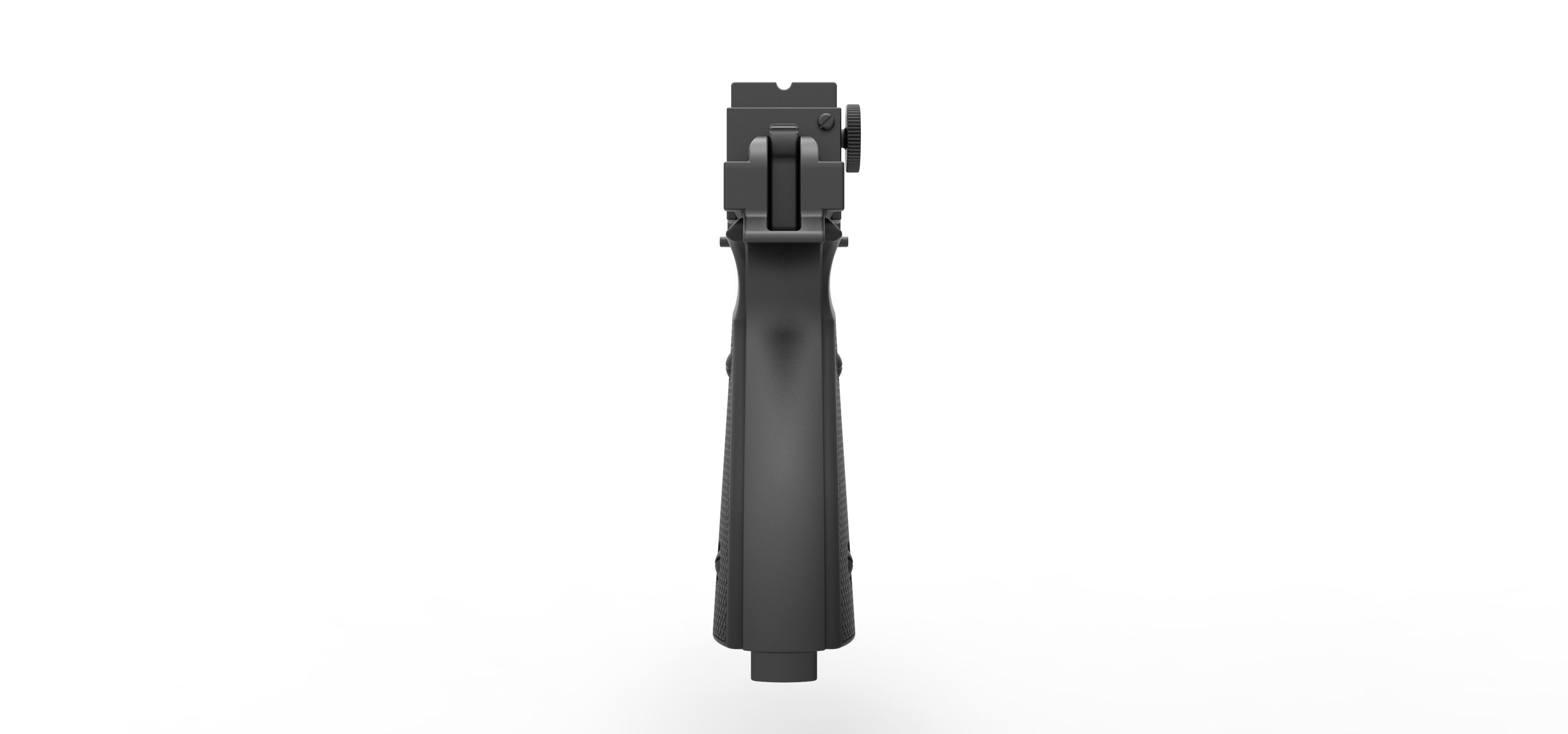 Blaster pistol X-30 from Star Wars Return of the Jedi 3D model_11