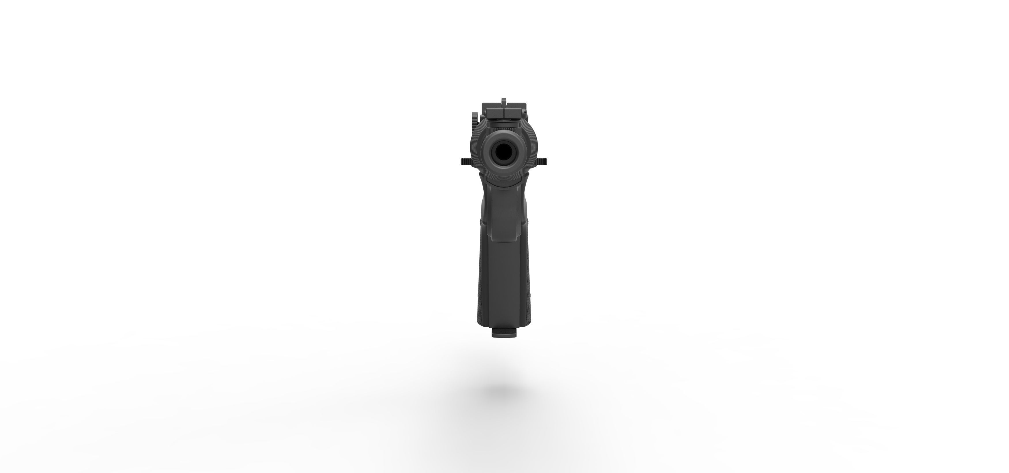 Blaster pistol X-30 from Star Wars Return of the Jedi 3D model_5