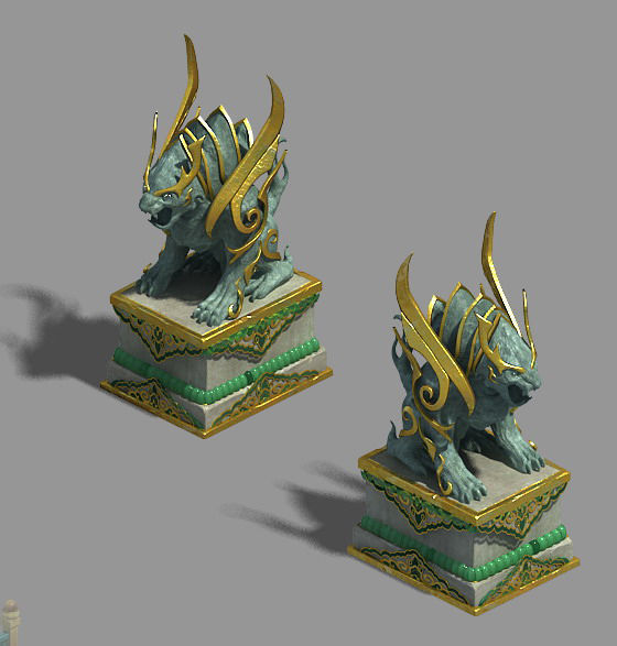 Large city - retaining wall 02 3D model_5