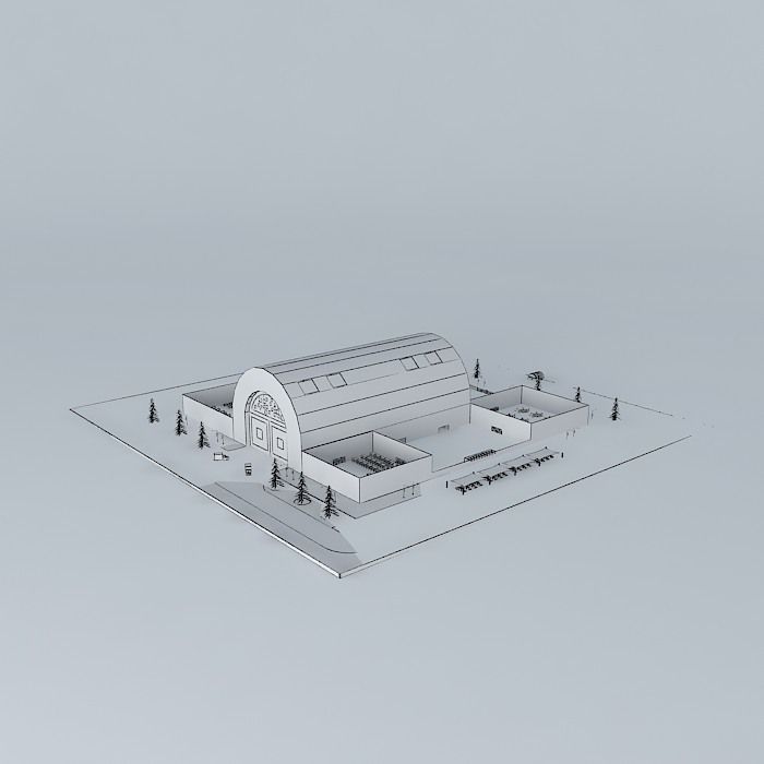 Factory shade 2 3D model_3
