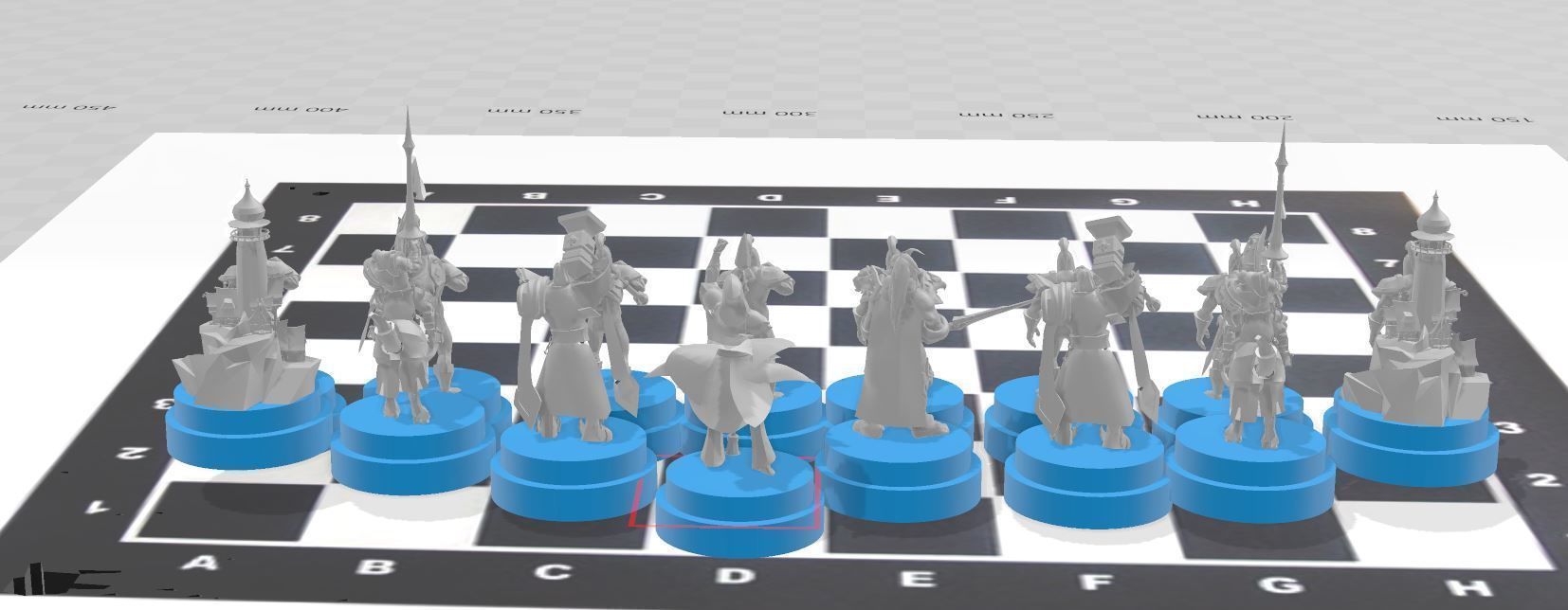 ajedrez warcraft version alianza  3D print model_3