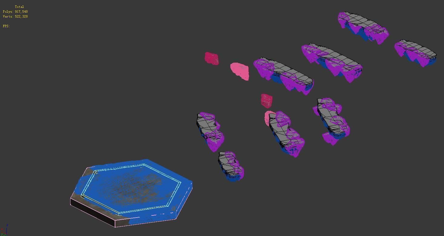 Road religion - platform ladder 3D model_2