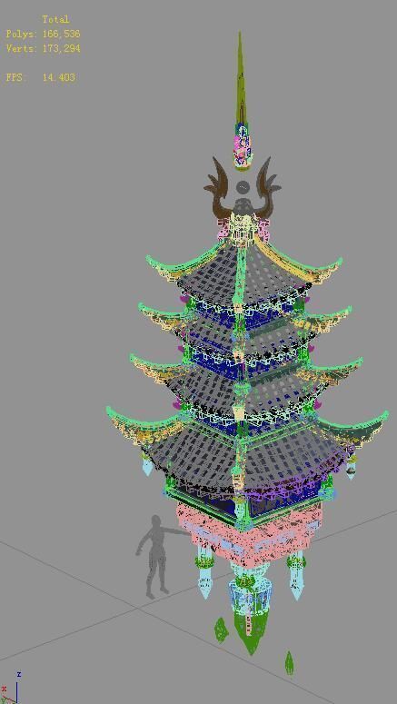 Road Religion - Tower 3D model_2