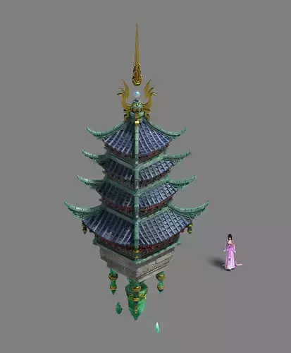 Road Religion - Tower 3D model