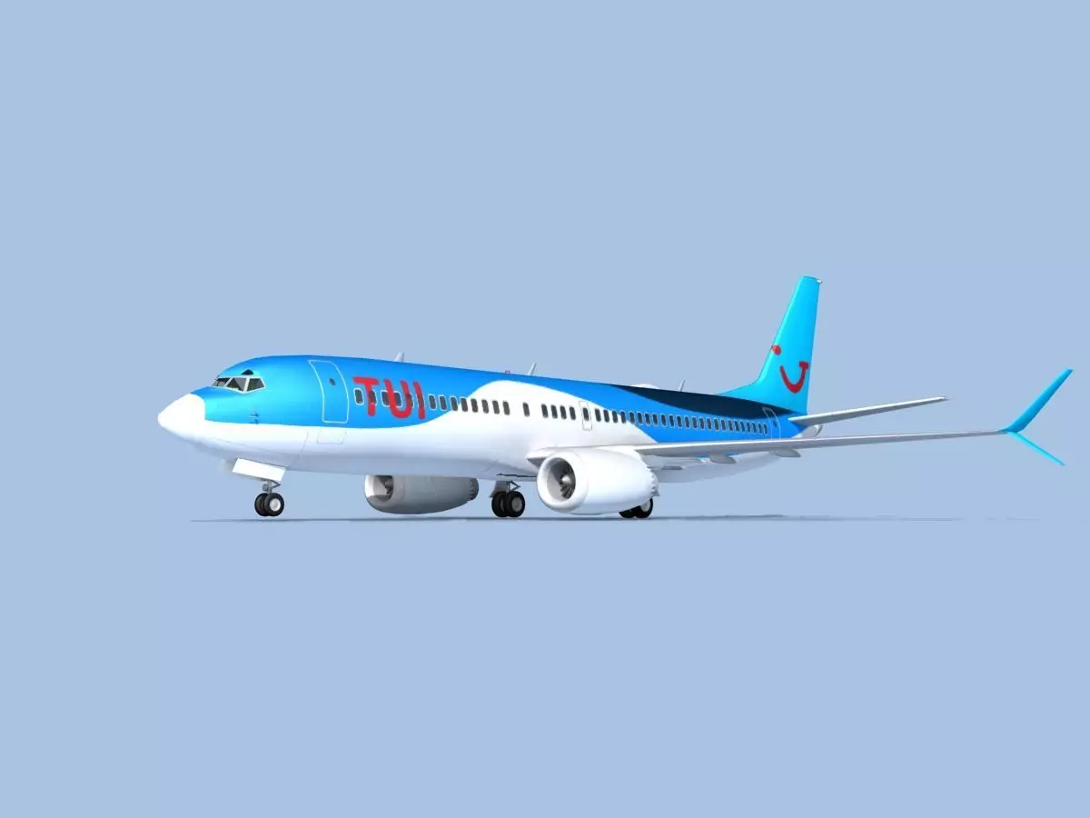 Boeing 737-800 Max TUI fly Deutschland 3D model