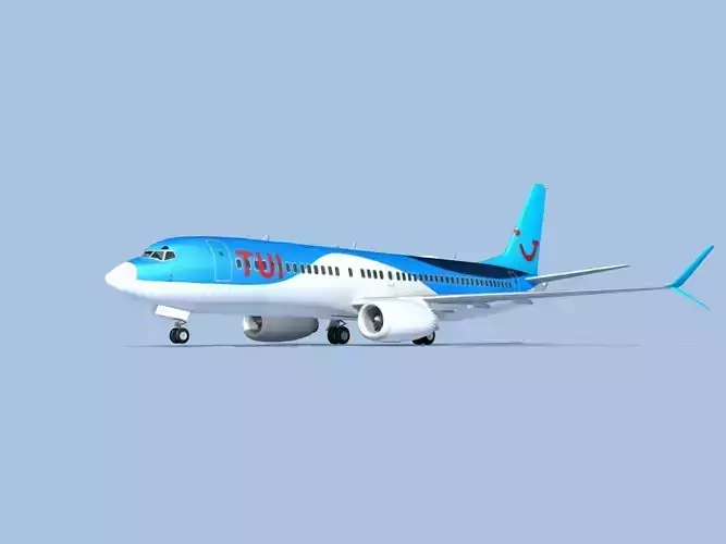 Boeing 737-800 Max TUI fly Deutschland 3D model
