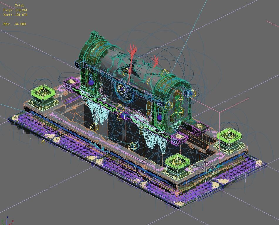 Dungeon - Coffin 02 3D model_2