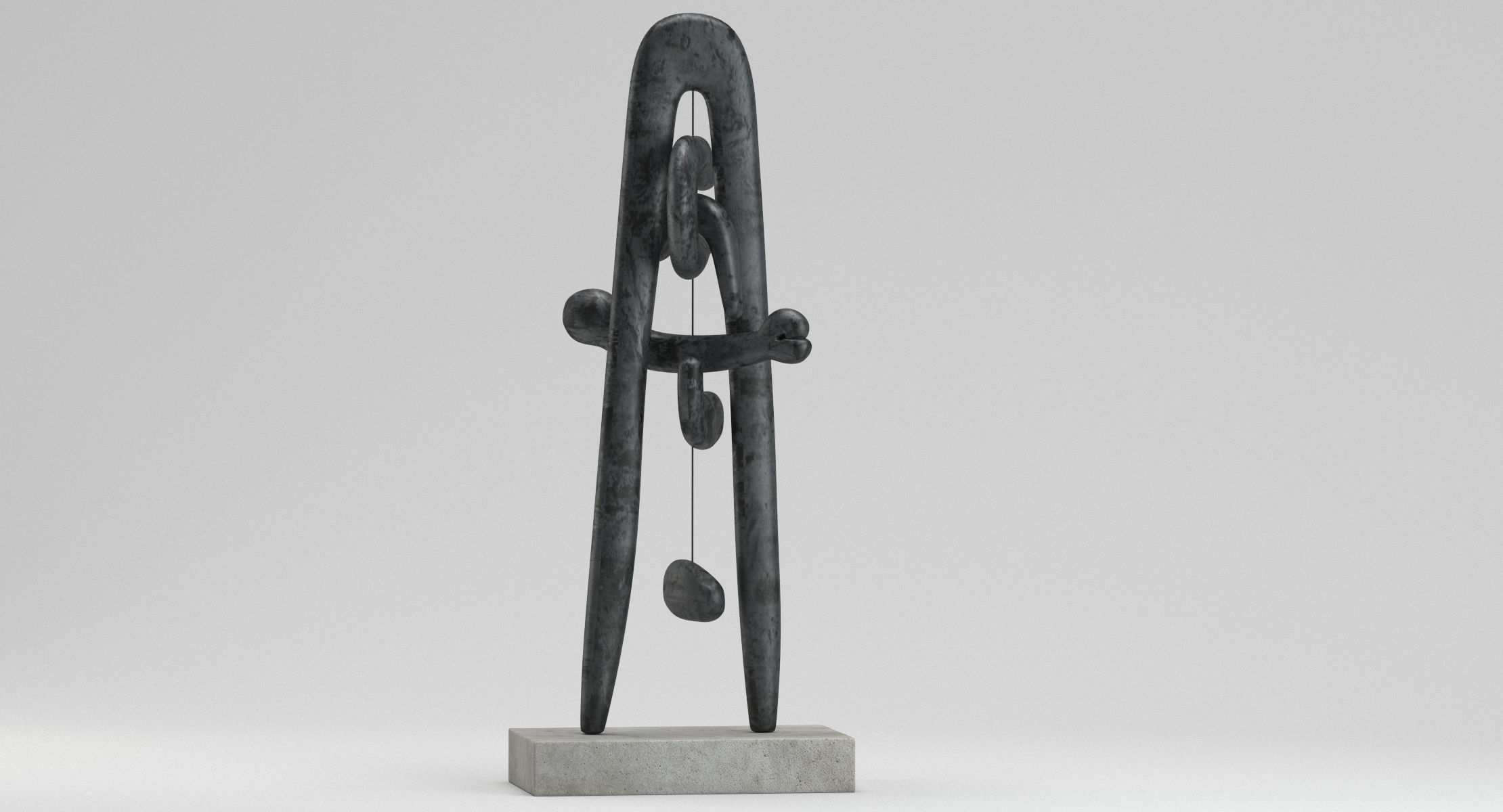 Isamu Noguchi Sculpture 3D model_5