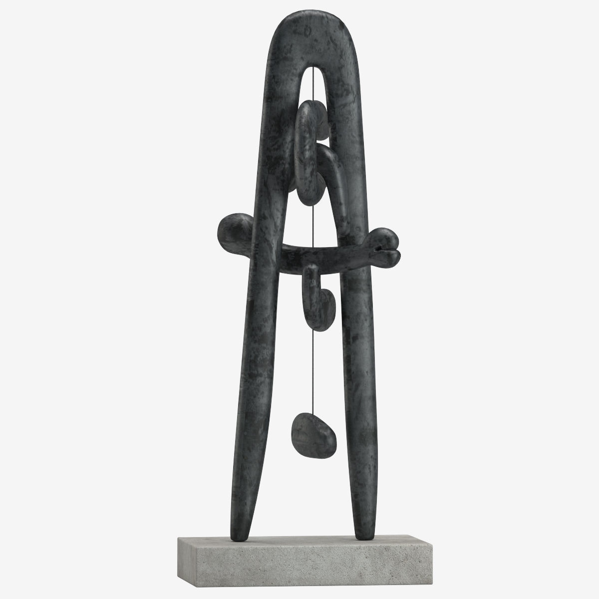 Isamu Noguchi Sculpture 3D model_4