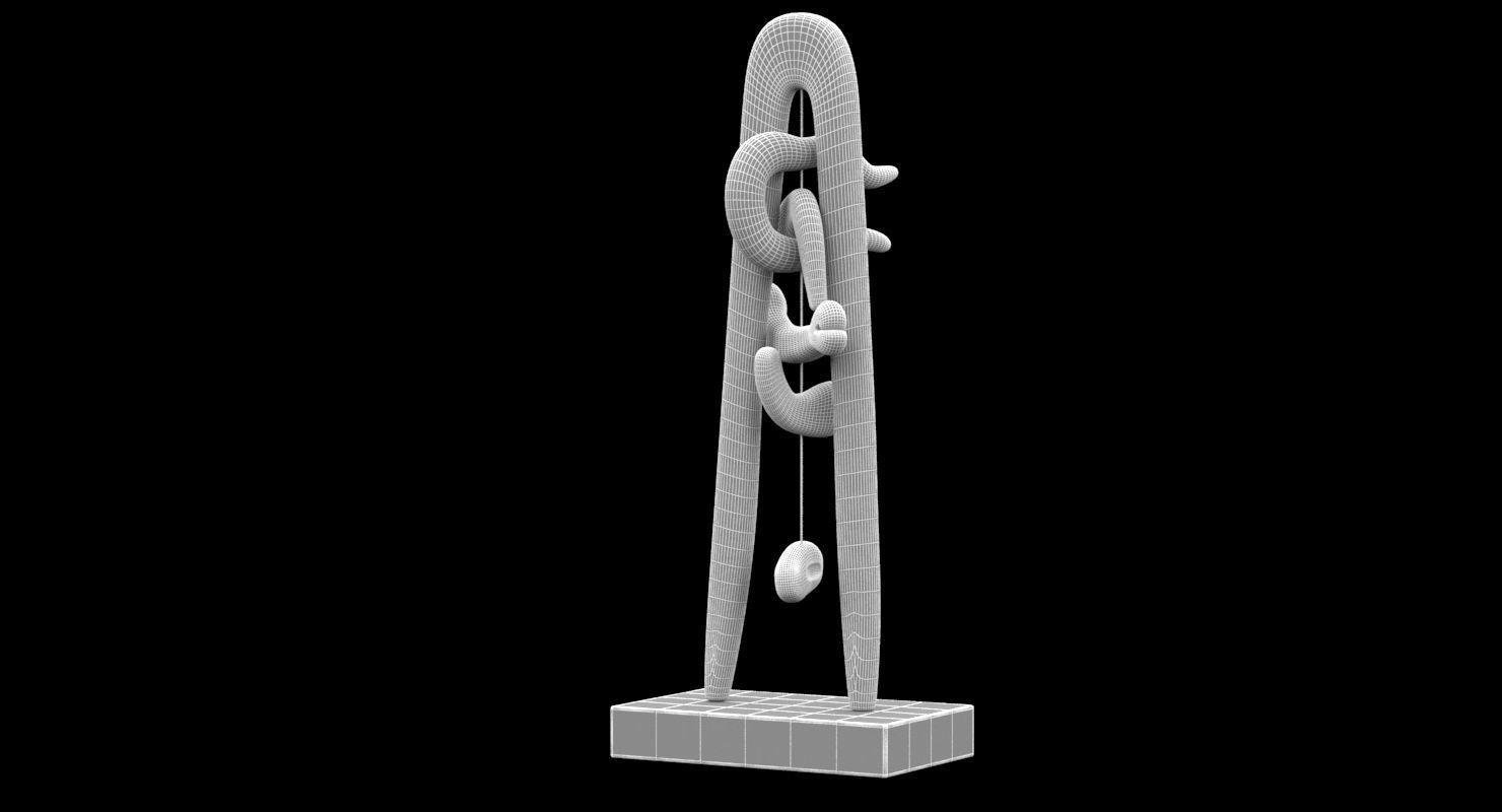 Isamu Noguchi Sculpture 3D model_6
