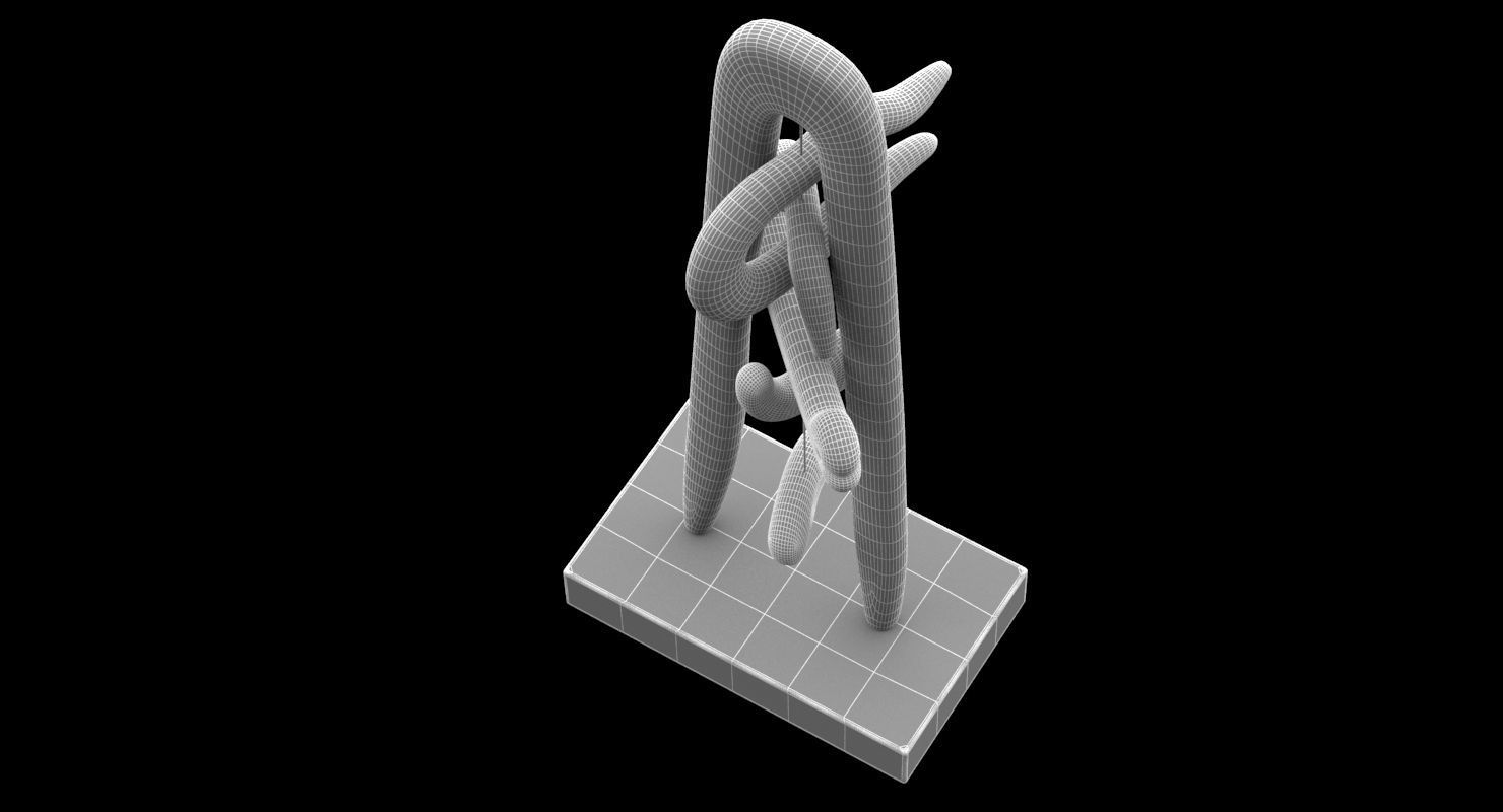 Isamu Noguchi Sculpture 3D model_7