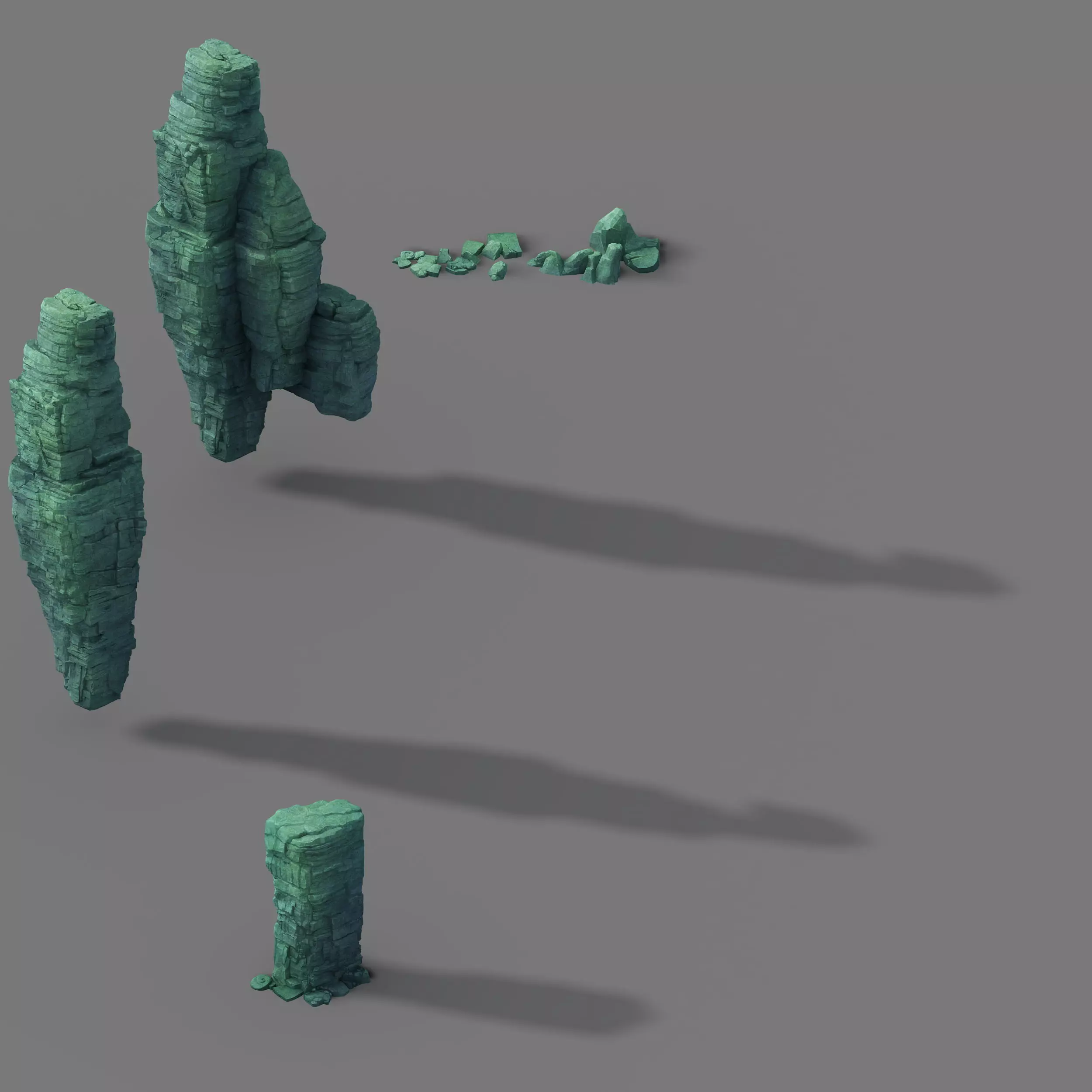 Terrain - Stone 03 3D model_0