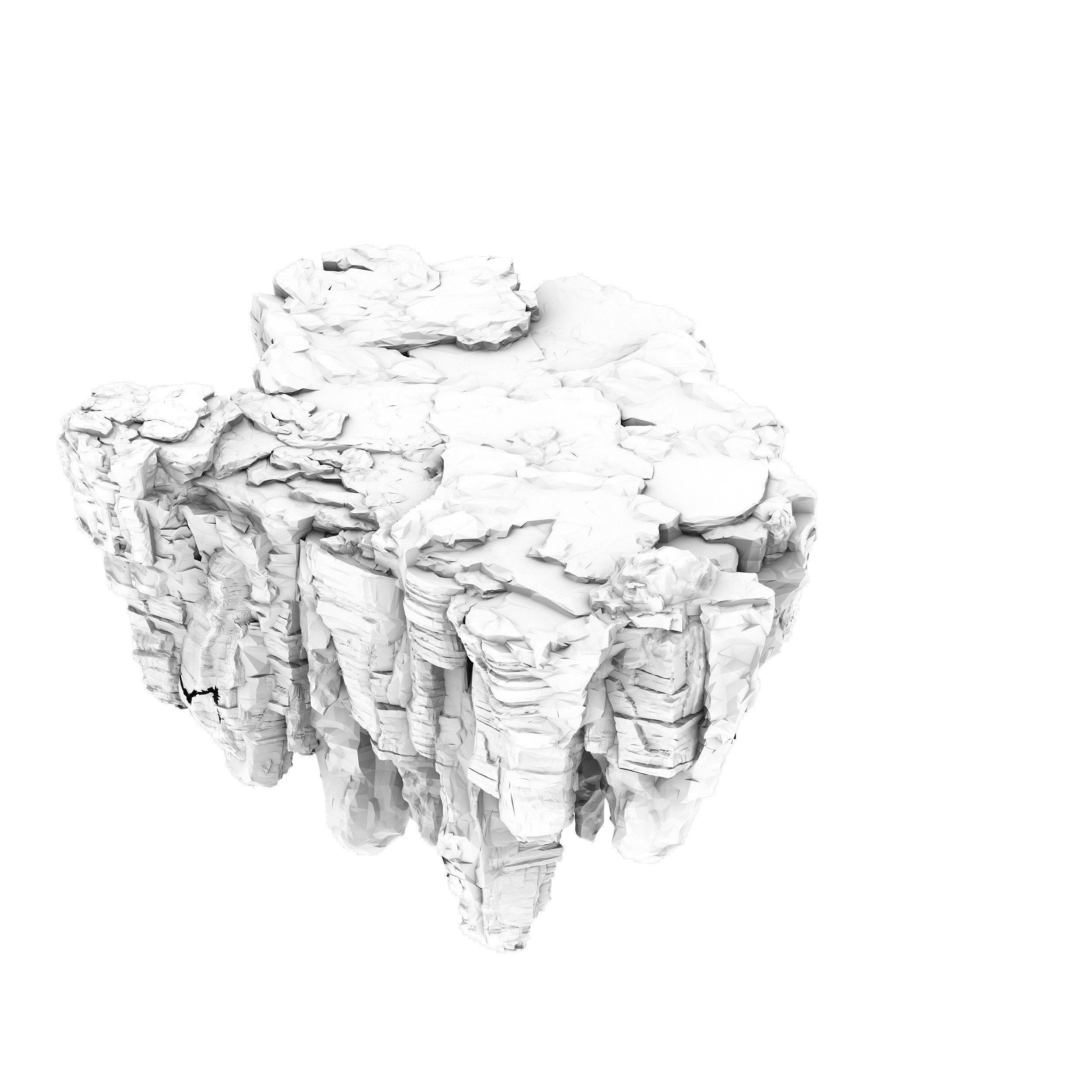 Terrain - Stone 04 3D model_2