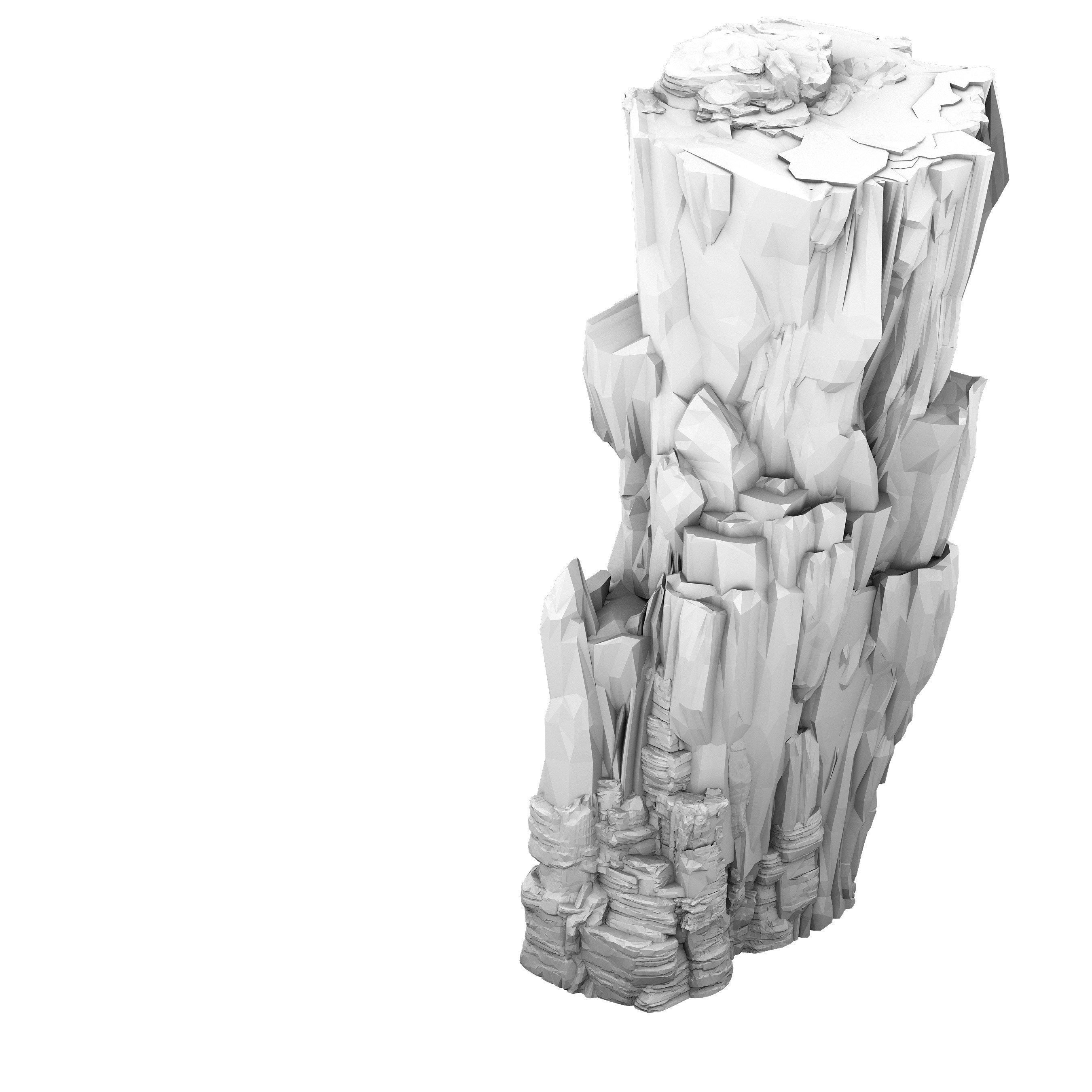 Terrain - Stone 12 3D model_2