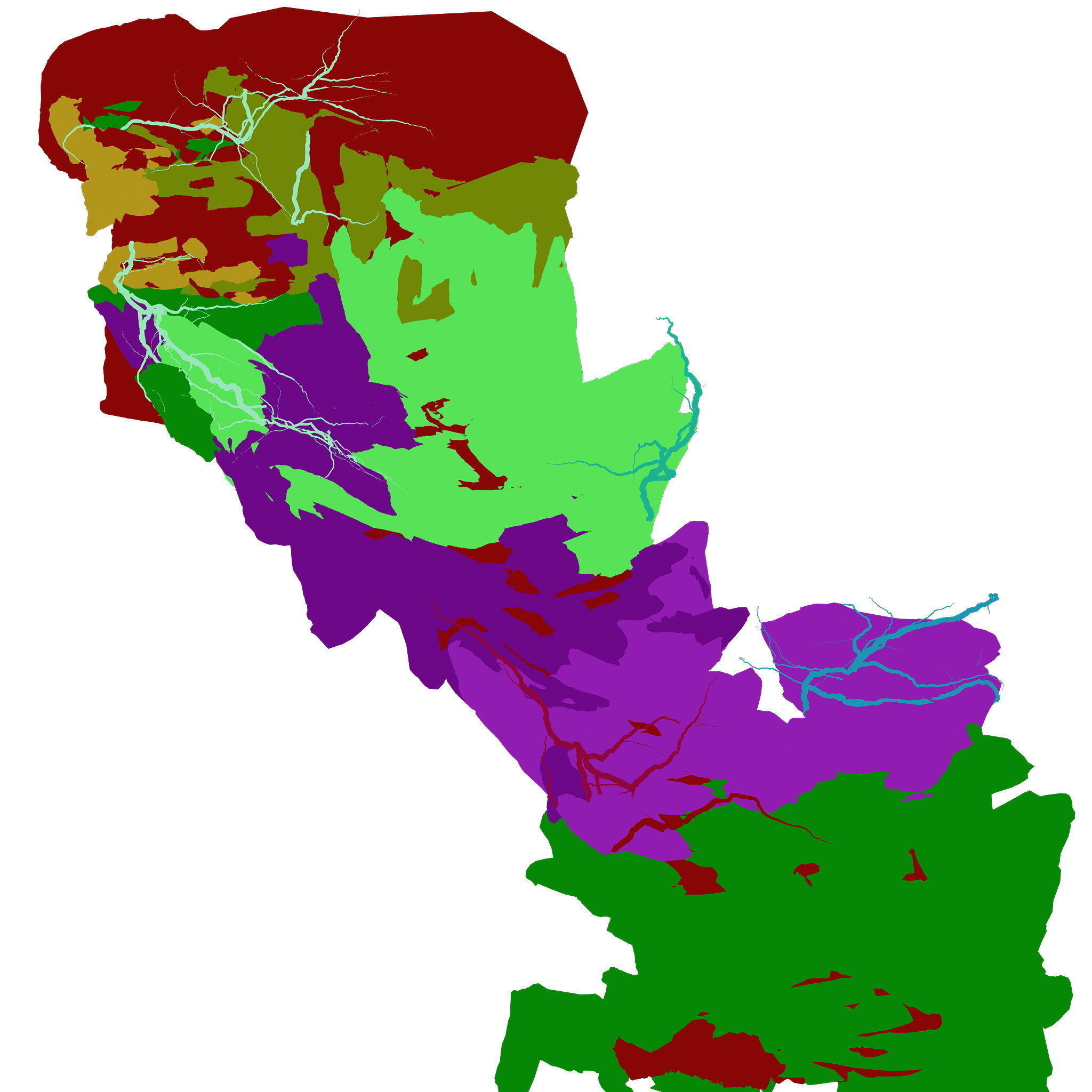 Terrain - Stone Road 02 3D model_3