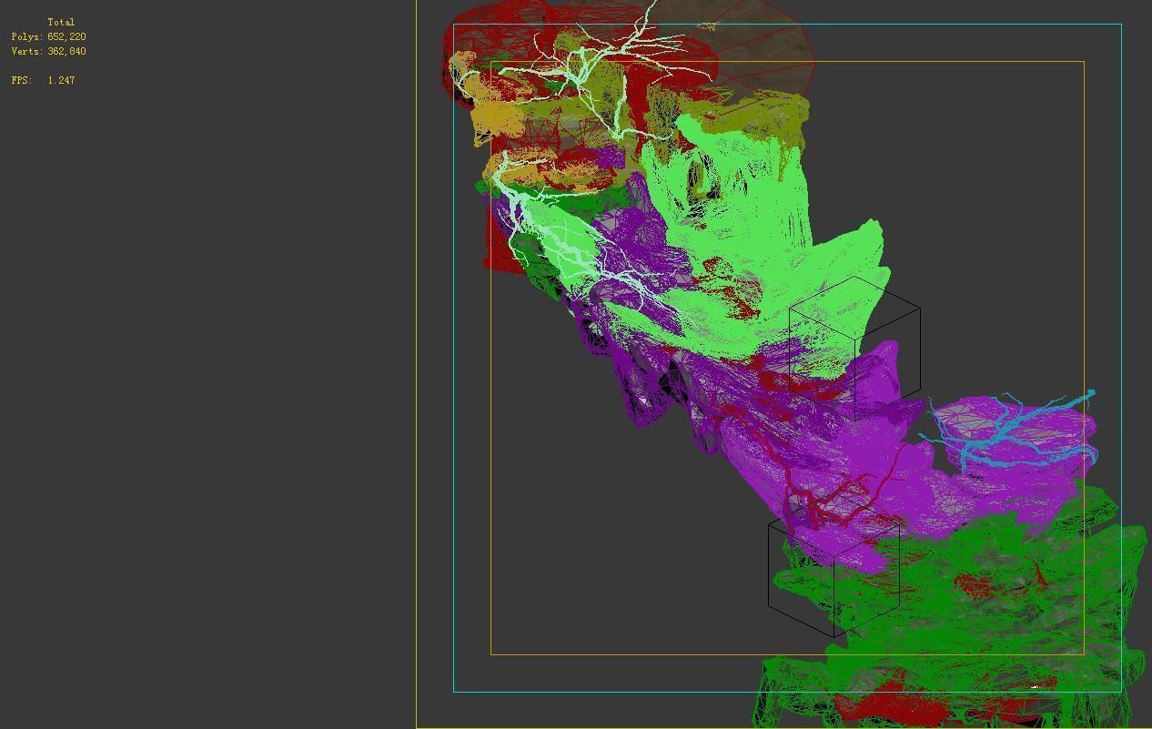 Terrain - Stone Road 02 3D model_5