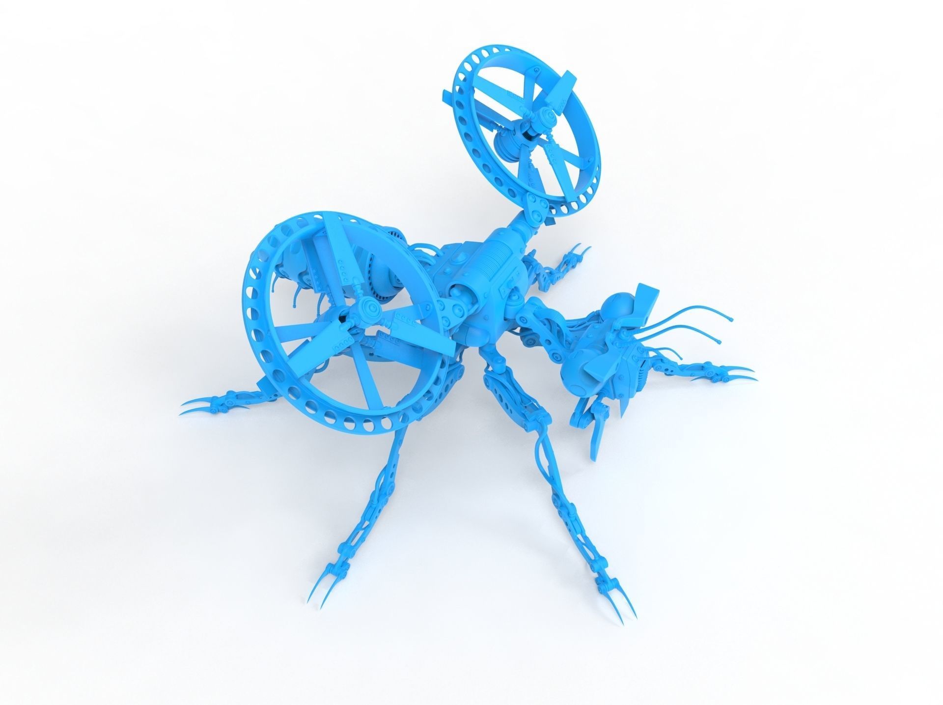 Robot wasp 3D model_22