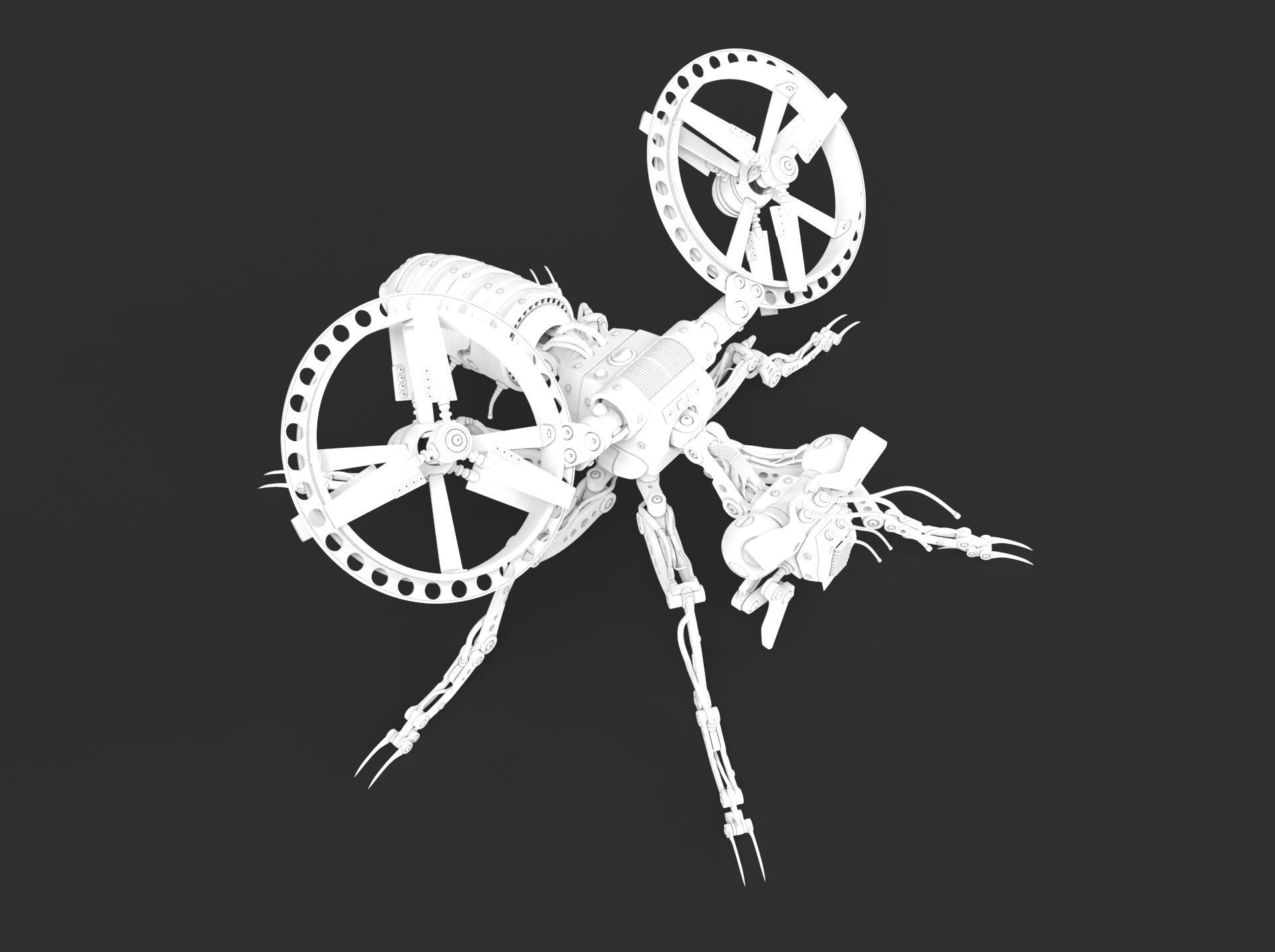 Robot wasp 3D model_29