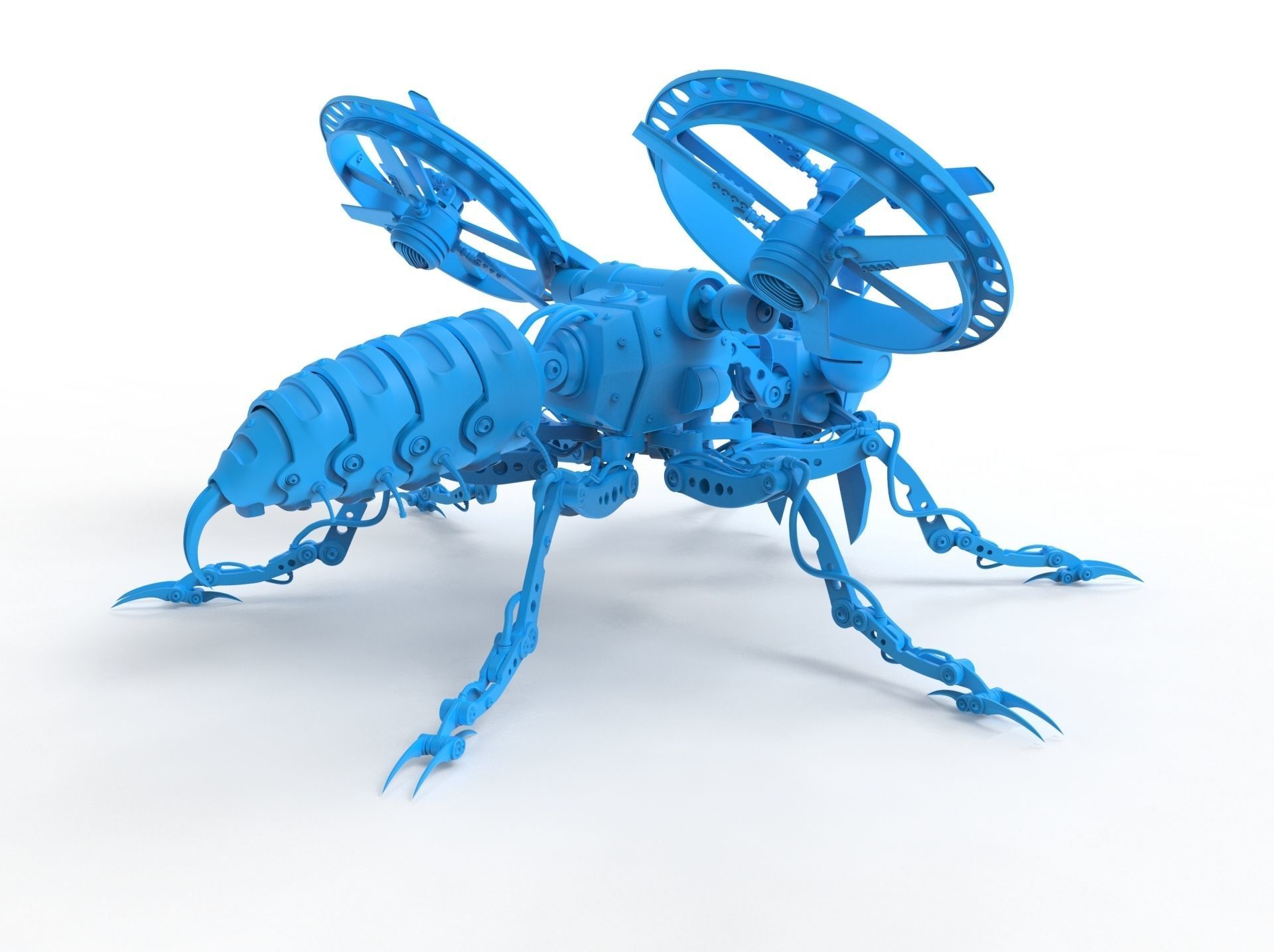Robot wasp 3D model_23