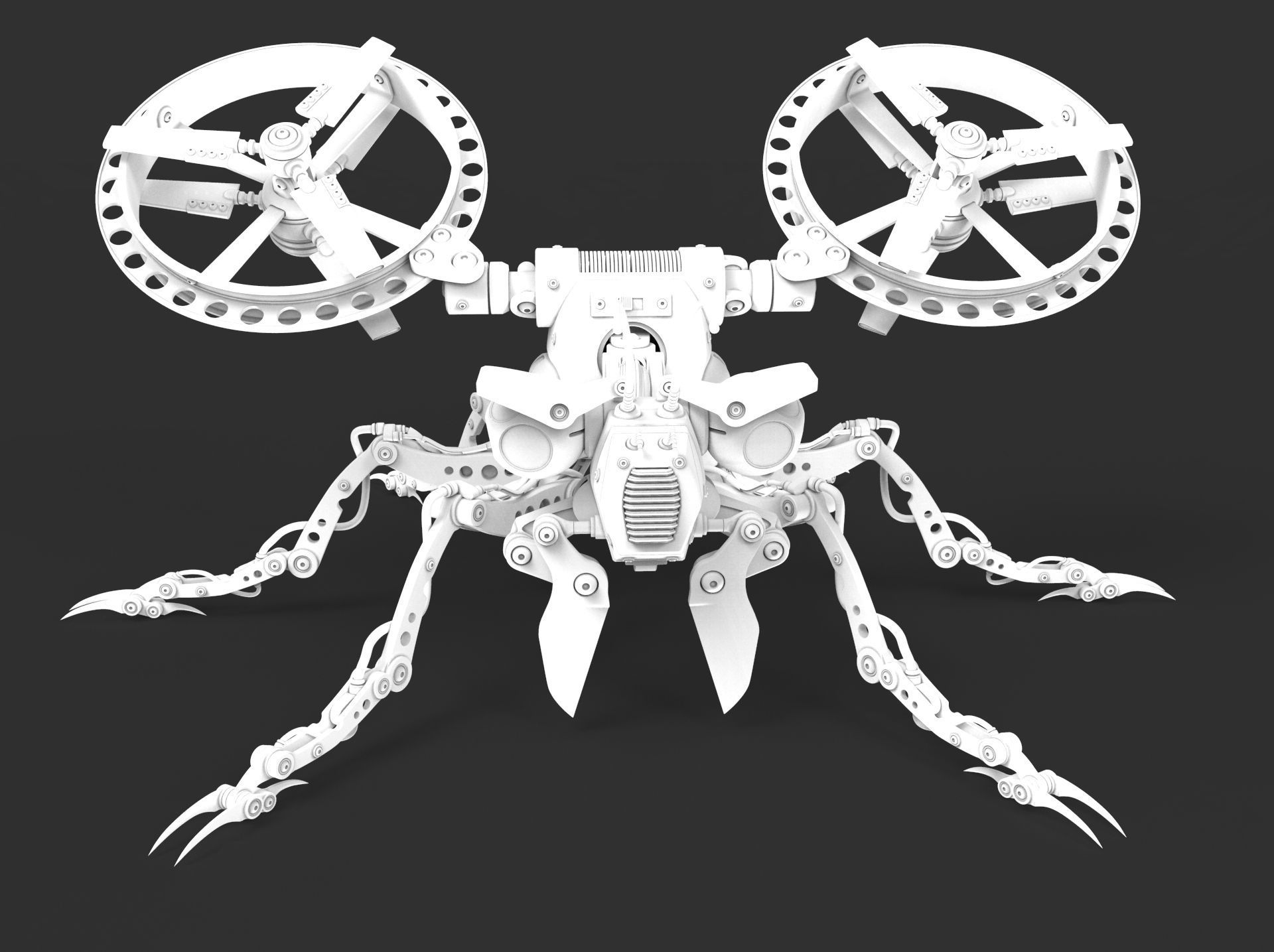 Robot wasp 3D model_31