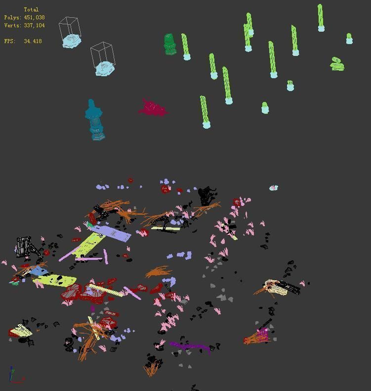 Ruins - small objects 3D model_6