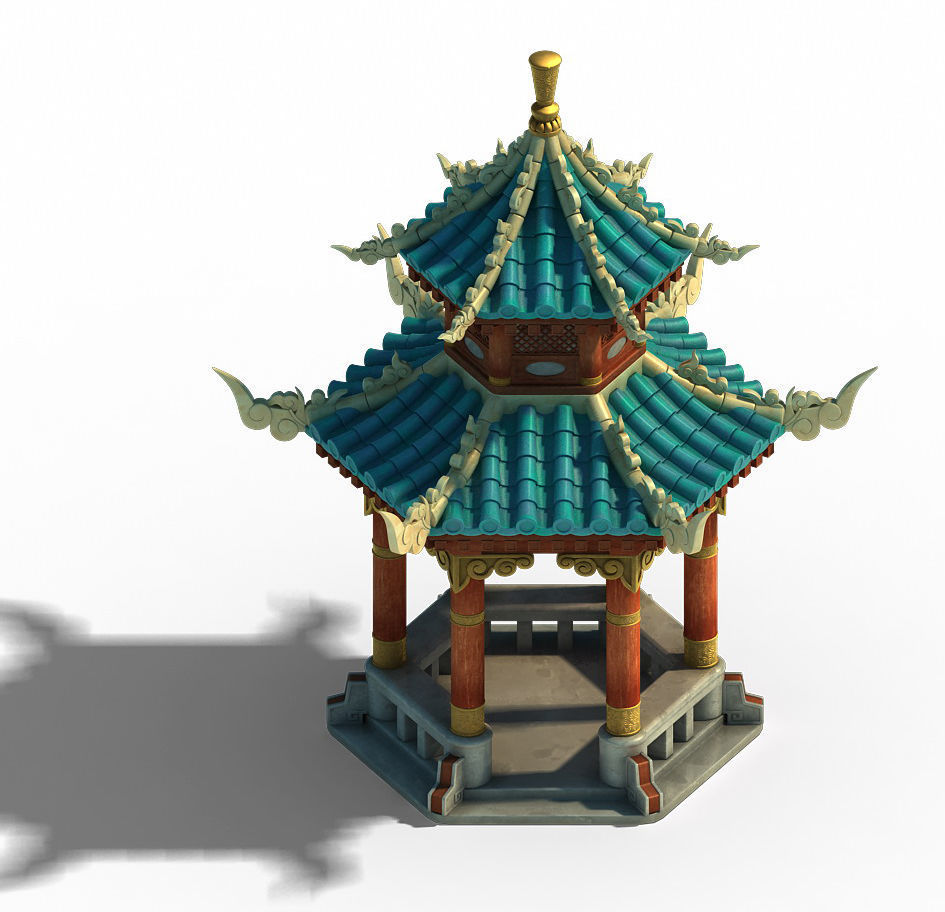 Fumo Mountain - Gazebo 3D model_2