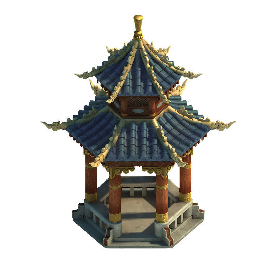 Fumo Mountain - Gazebo 3D model_1