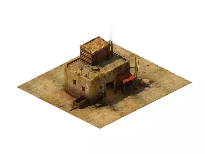 Gobi Desert - Cottage Main House 01