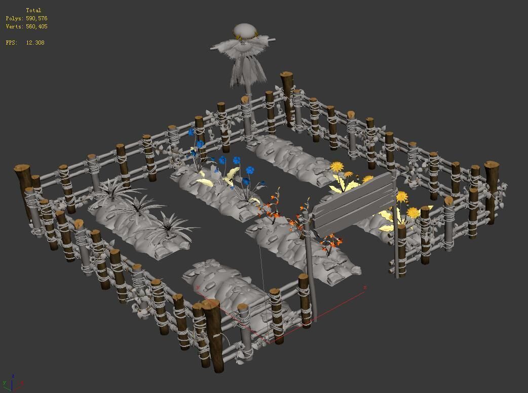 Personal - Plantation 03 3D model_1