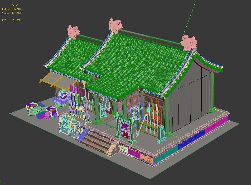 River - weapons shop 3D model_1