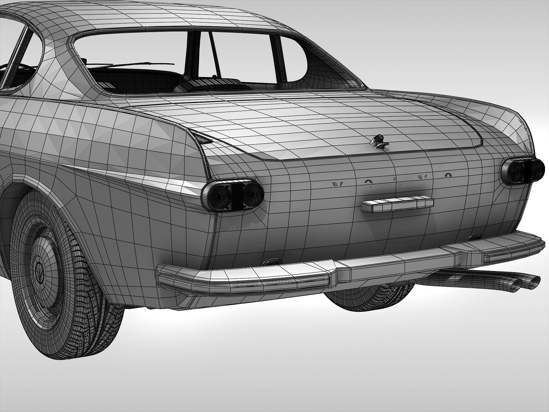 Volvo P1800 1961 - 1973 3D model_15
