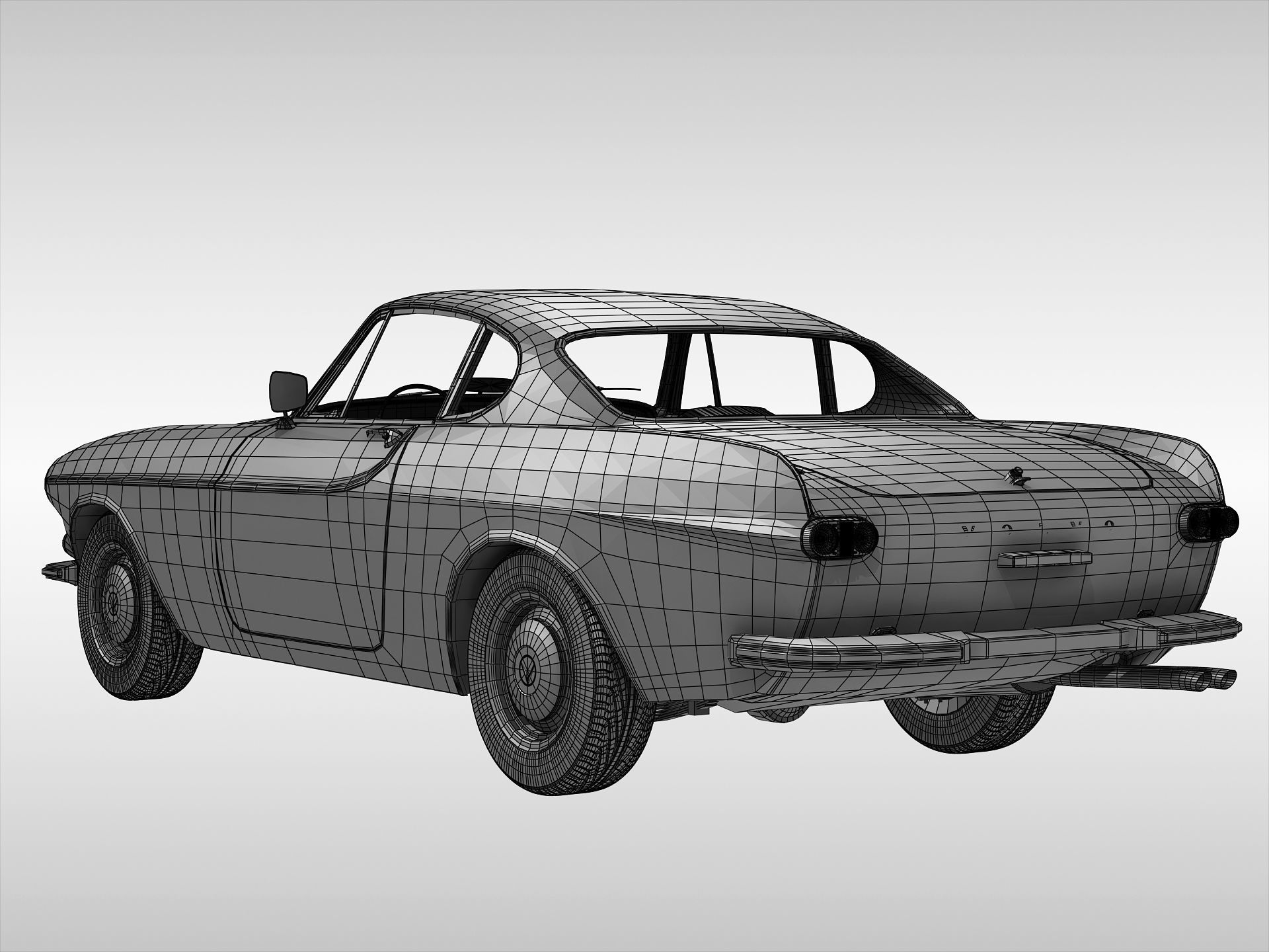 Volvo P1800 1961 - 1973 3D model_12