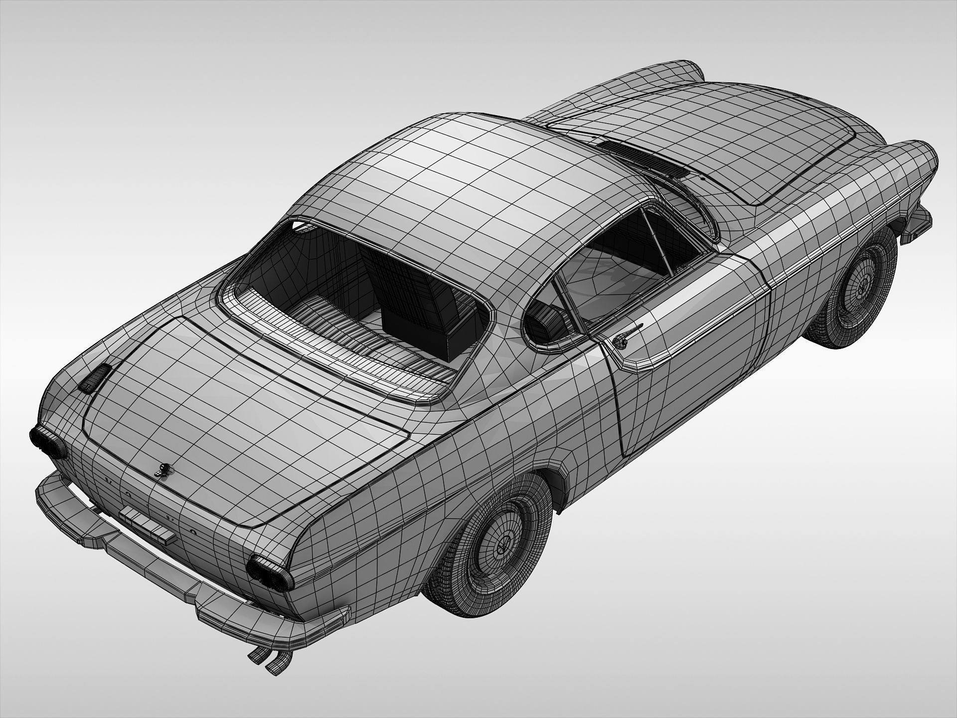 Volvo P1800 1961 - 1973 3D model_13
