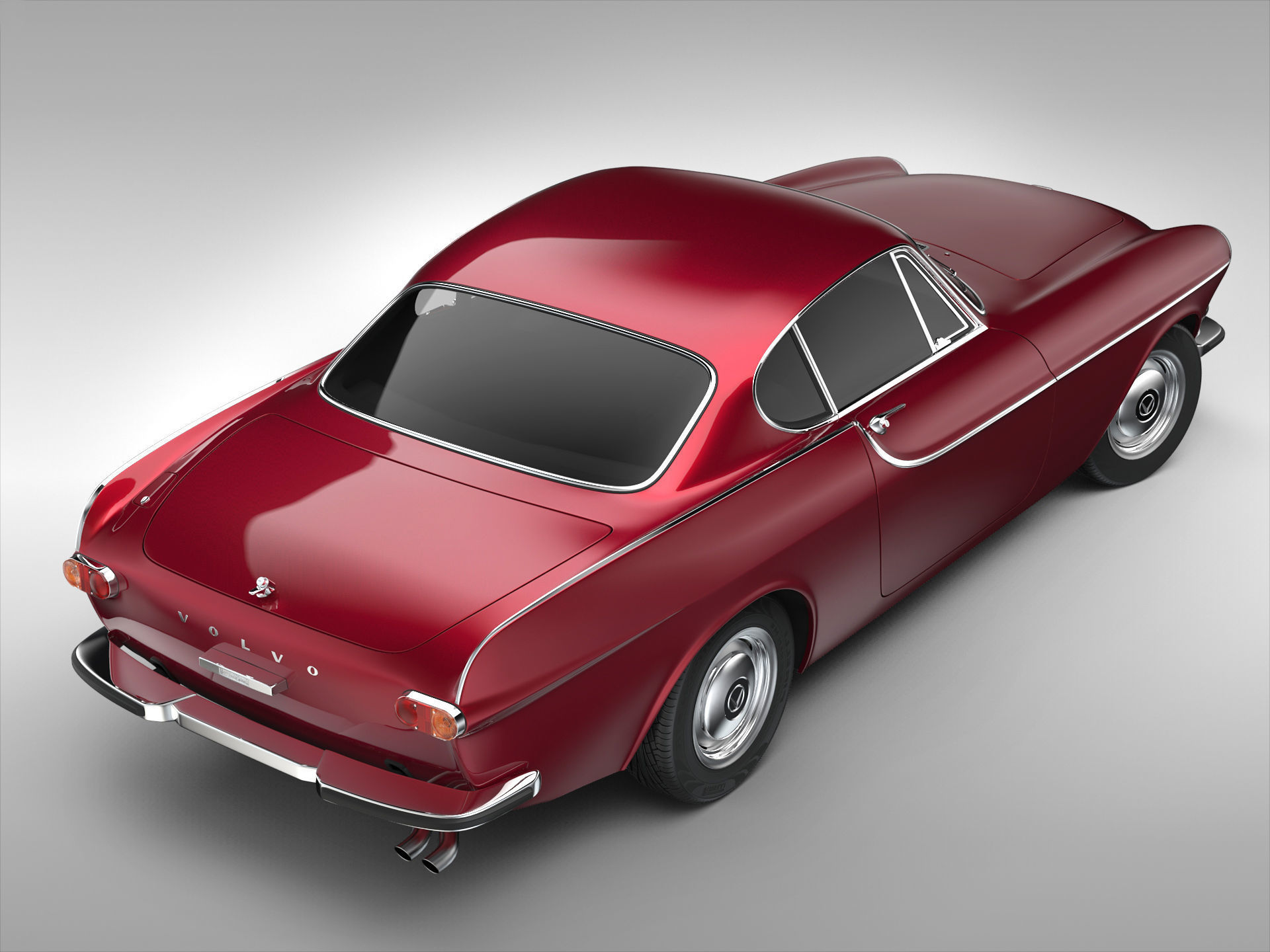Volvo P1800 1961 - 1973 3D model_2