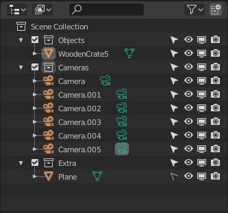 Low Poly Wooden Crate 5 Low-poly 3D model_15
