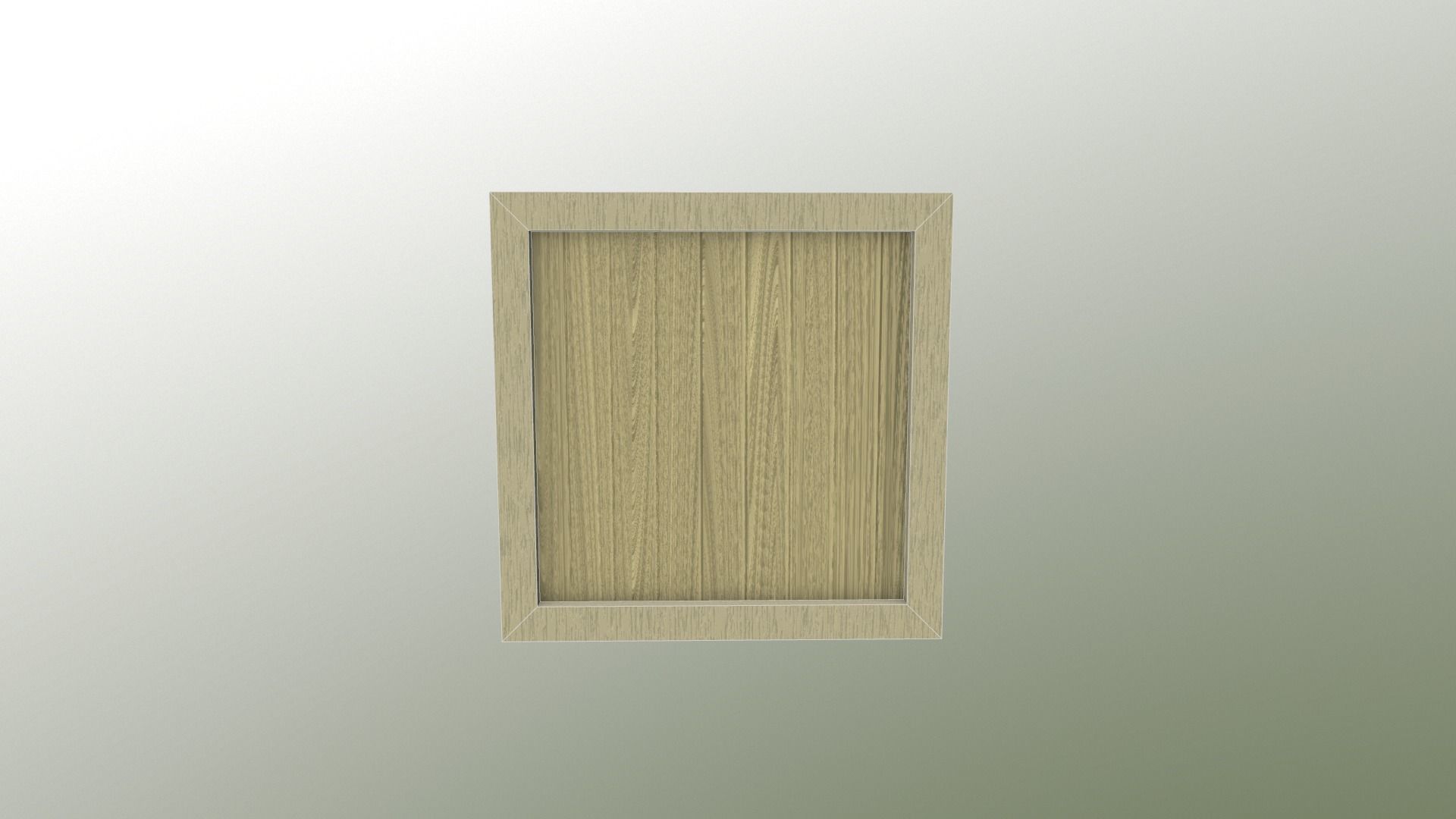 Low Poly Wooden Crate 6 Low-poly 3D model_11