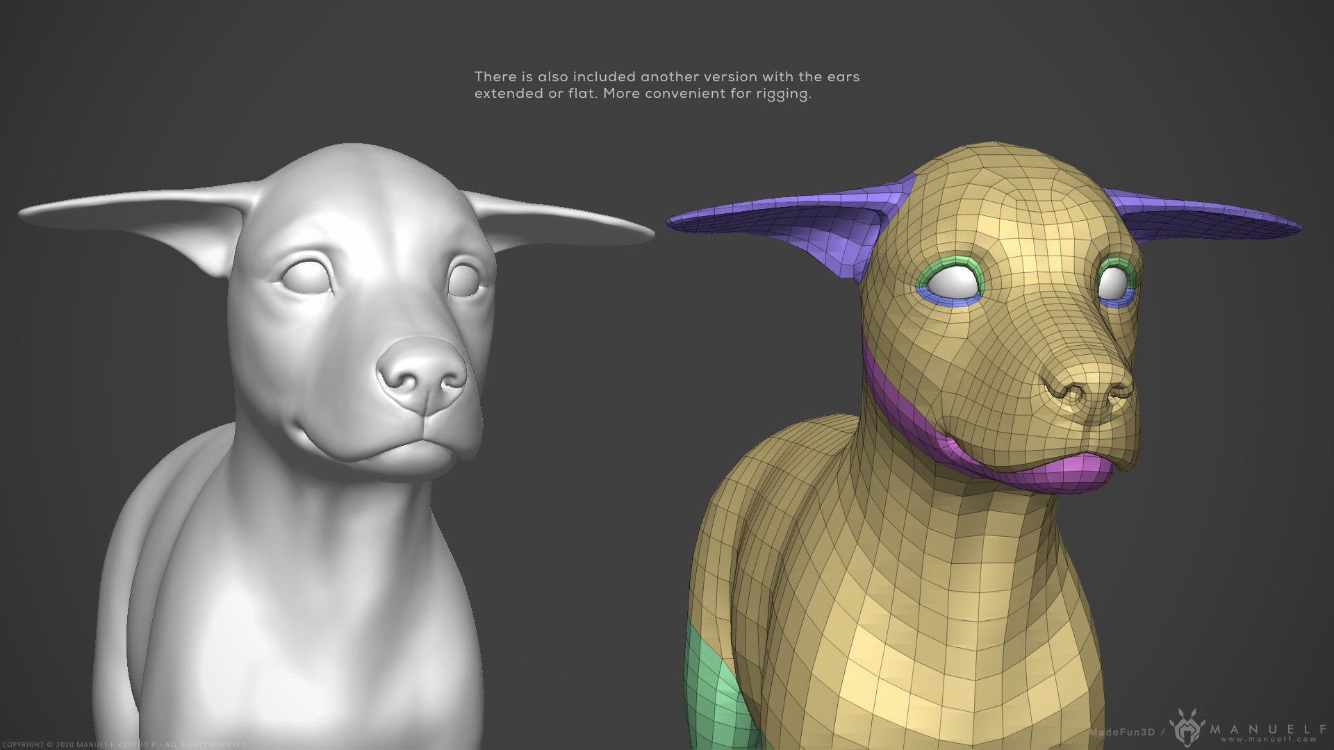 Dog Puppy - Highpoly Sculpture 3D model_23