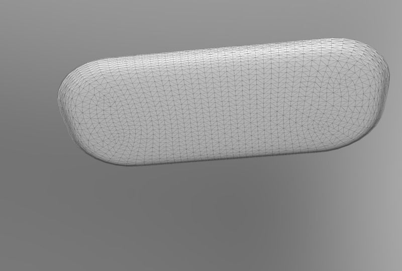 Terrazzo Set bowl with orange speckles 3D model_14