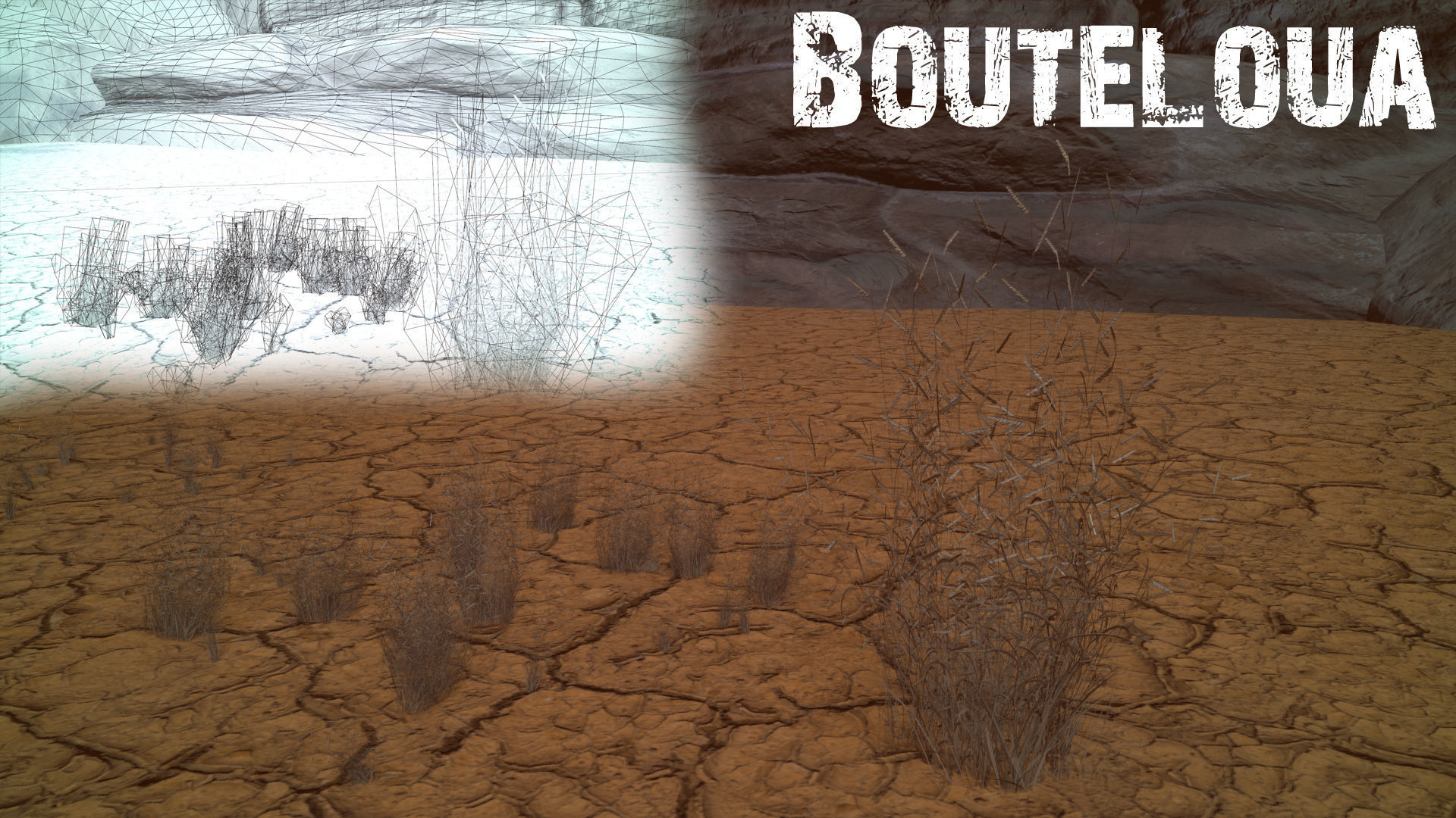 Desert Foliage Low-poly 3D model_18