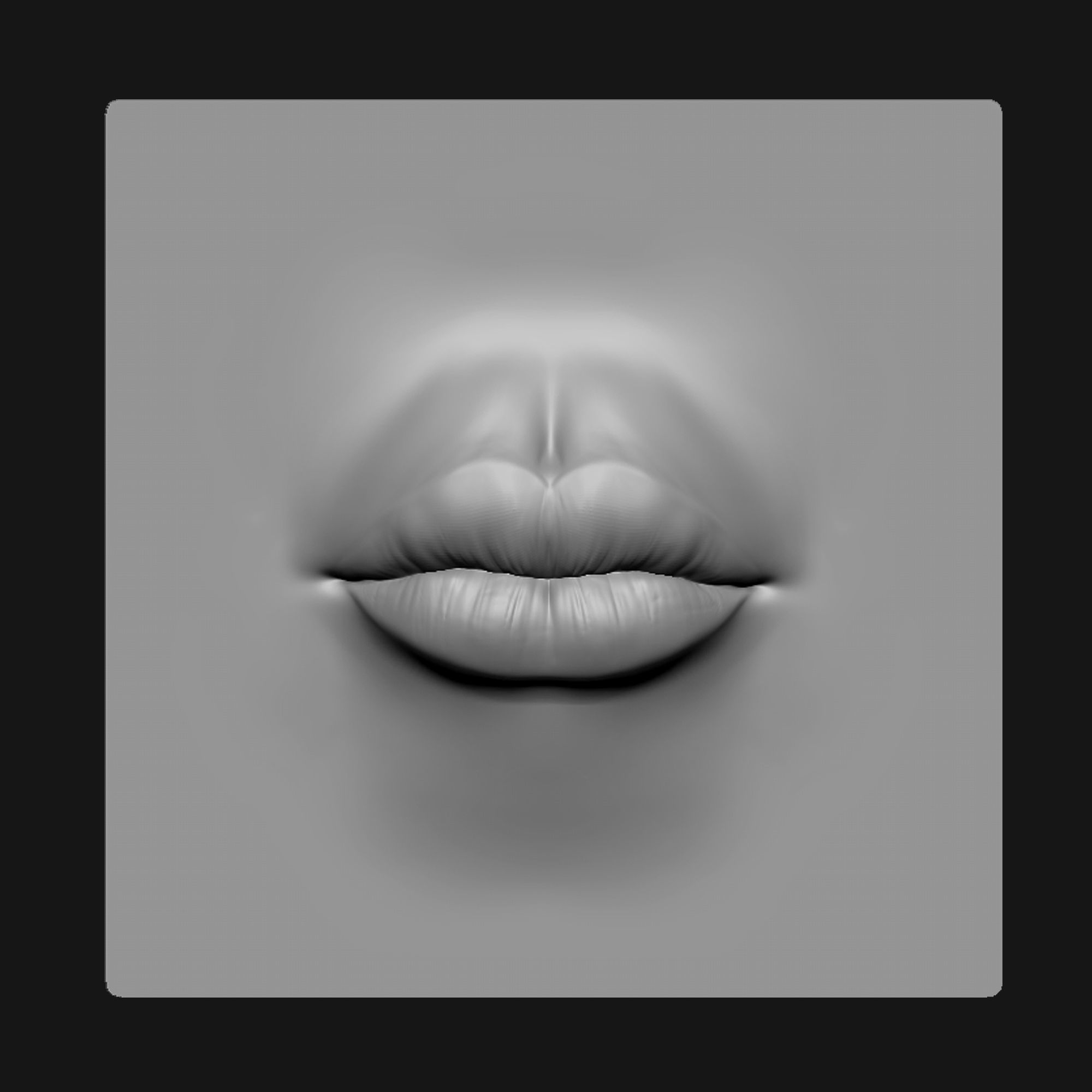 Lip Set 1 VDM Brush and Highpoly 3D model_9