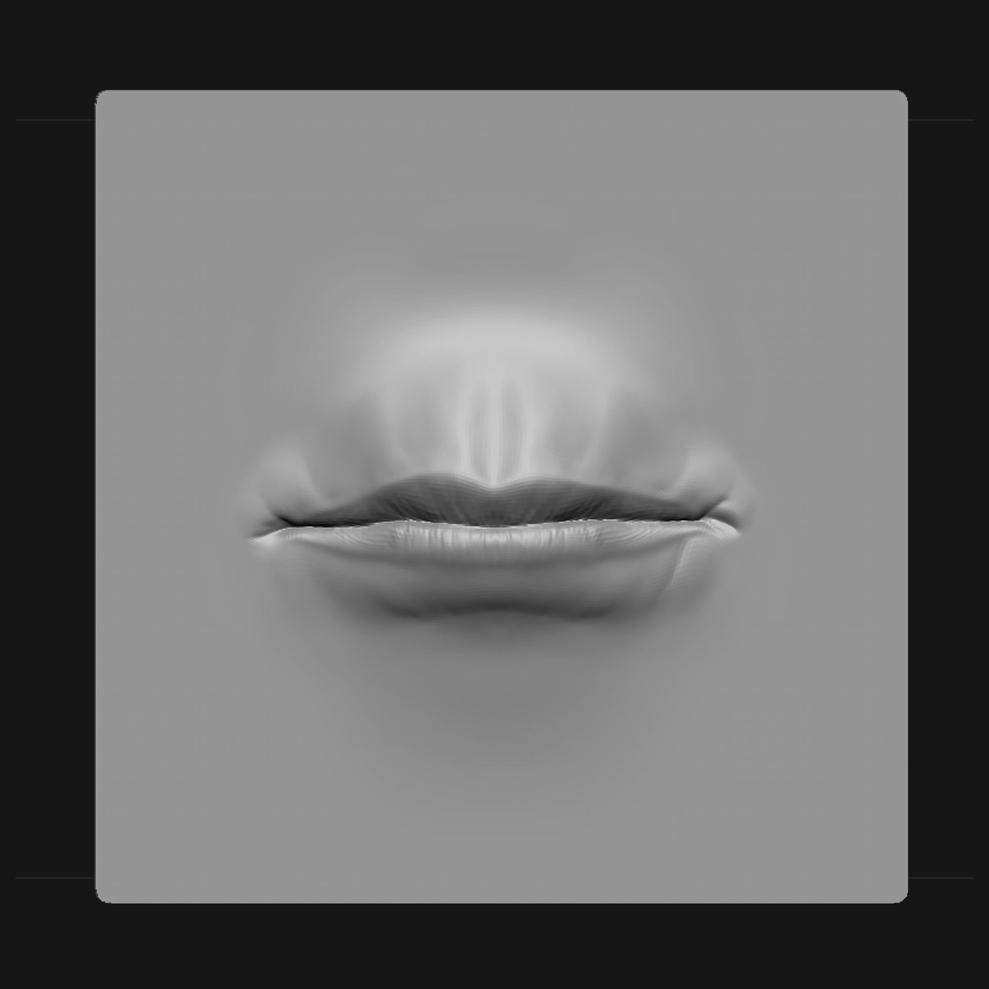 Lip Set 1 VDM Brush and Highpoly 3D model_16