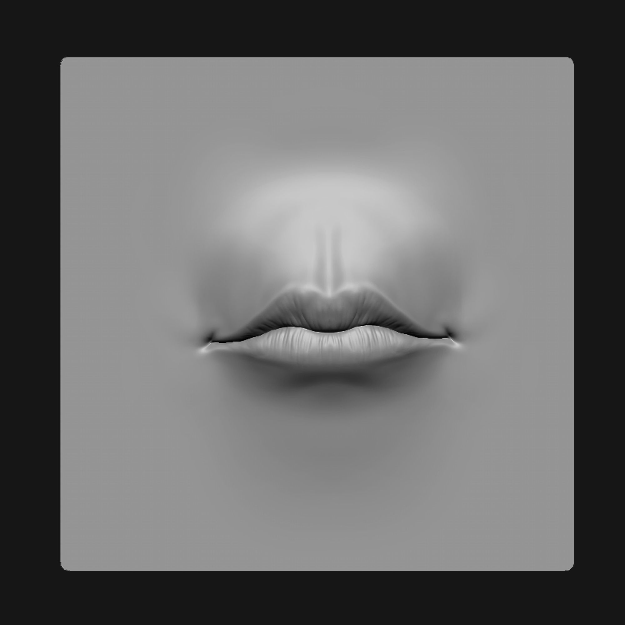 Lip Set 1 VDM Brush and Highpoly 3D model_10