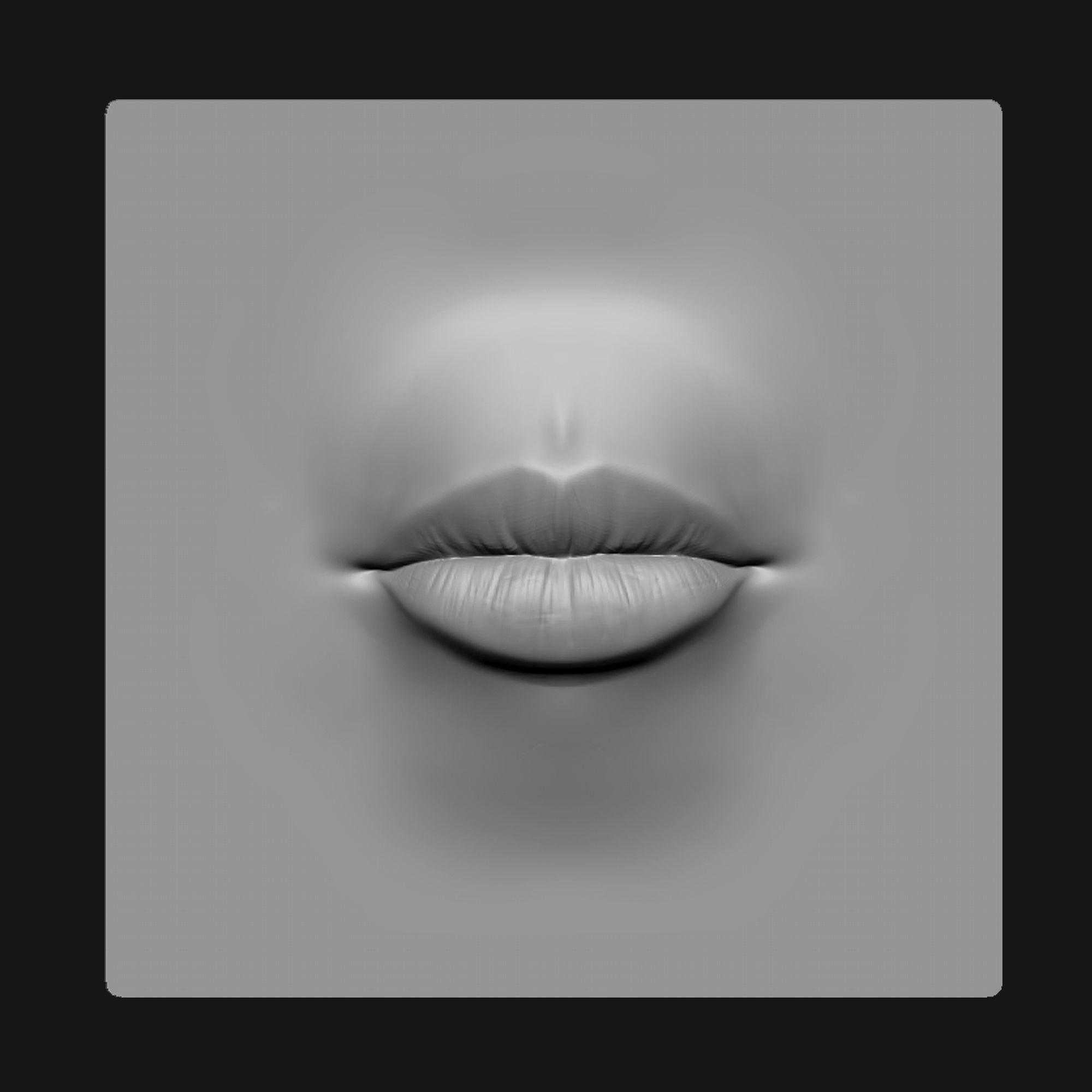 Lip Set 1 VDM Brush and Highpoly 3D model_7