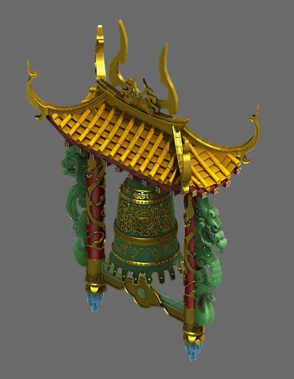 Imperial - Decoration bell tower 3D model_0