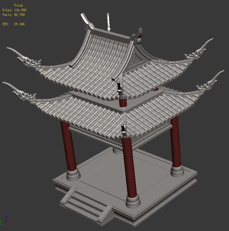Palace - Fang Ting 11 3D model_3